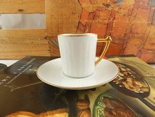 PREZIOSA RARA TAZZINA PORCELLANA BIANCA E ORO COLLEZIONE LIMOGES FIELD HAVILAND 