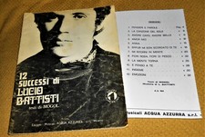 LUCIO BATTISTI     MAXI   SPARTITO     CON     12    CANZONI