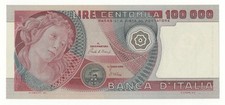 100000 LIRE   BOTTICELLI DECR