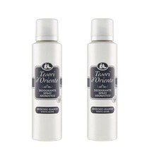 SET 2 CONFEZIONI TESORI D'ORIENTE DEODORANTE SPRAY MUSCHIO BIANCO DA 150 ML 