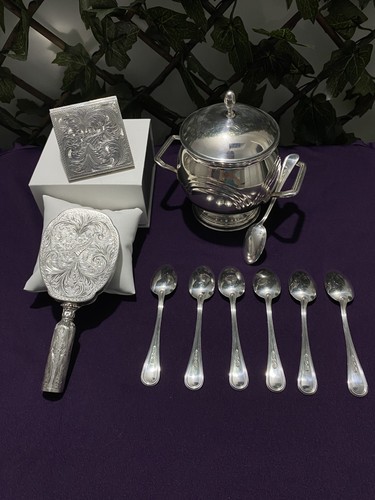 Lotto oggetti argento 800 - in,