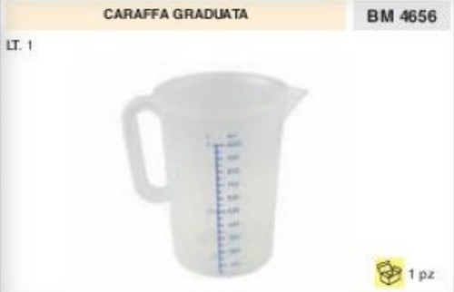 Caraffa graduata bicchiere - caraffa,