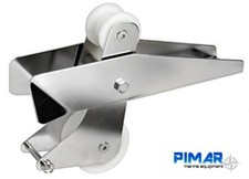 Musone basculante di prua inox ASI 316 per ancore bruce trefoil trident max 10kg