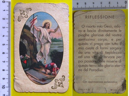 Holy card serie - card, antica