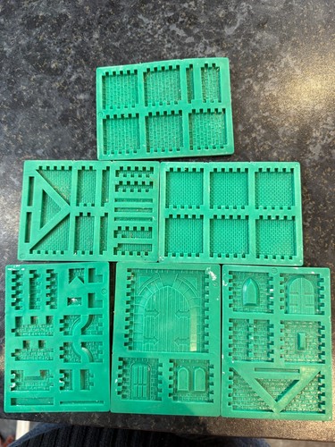 Plaster building moulds - building,