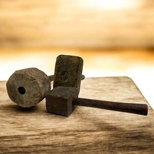 Raro antico set di 3 attrezzi