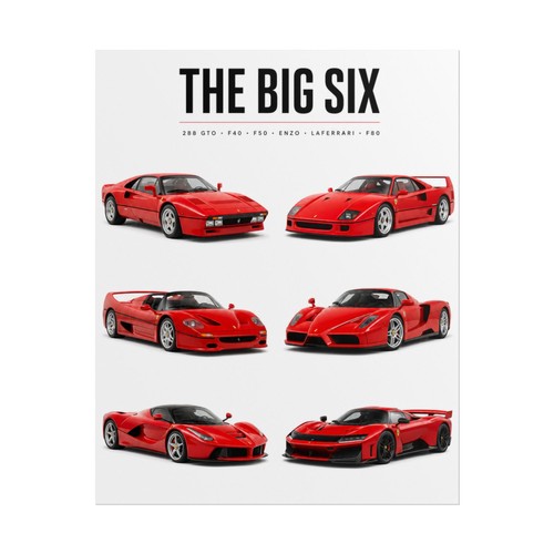 Poster ferrari big six - six, 288