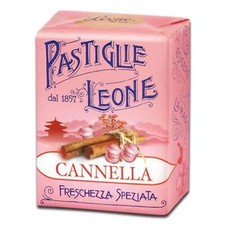 Caramelle Dure Pastiglie Leone Gusto Cannella Astuccio da 6 x 27 g
