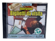 CD-ROM Operazione biglietti da visita Finson Software Vintage Blisterato