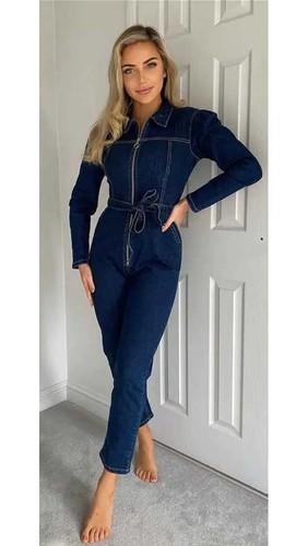 Salopette denim donna - denim, da
