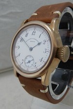 Movimento orologio da tasca Vacheron Constantin in bronzo personalizzato cassa polso 35 mm 1912