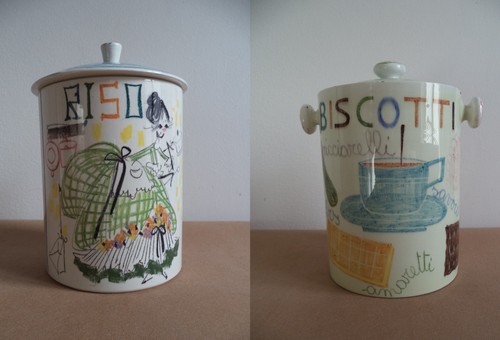 Lotto barattoli vintage - 2,