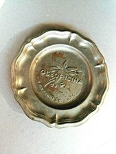 Oleoricina Gazzoni Bologna Olio di Ricino Posacenere Piattino Pubblicitario 1930