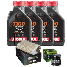 KIT/TAGLIANDO HONDA CB 1000 R 2008 2010 FILTRO ARIA OLIO MOTUL 7100 PER MOTO