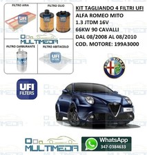 TAGLIANDO 4 FILTRI UFI ALFA