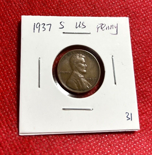 Moneta penny del 1937 - penny,