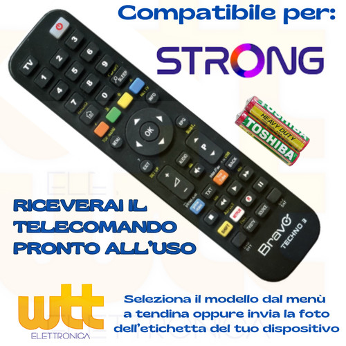 Telecomando decoder strong - telecomando, tv