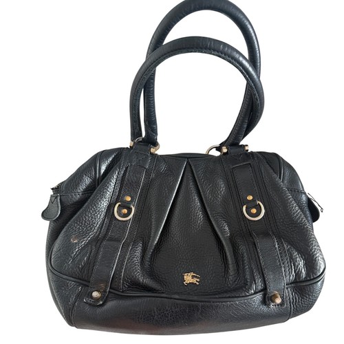 Borsa burberry pelle nera - borsa,