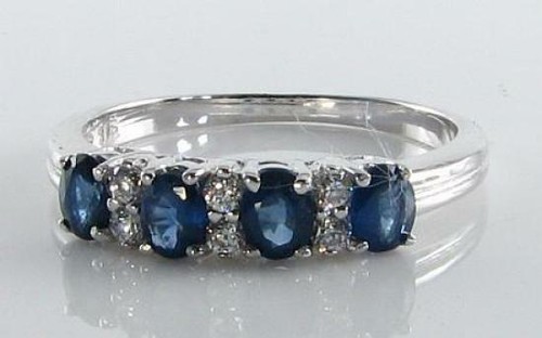 Anello eternity oro - in, bianco