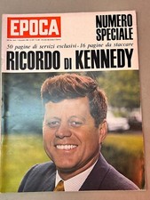 1-12-1963 rivista EPOCA KENNEDY JFK cover numero speciale