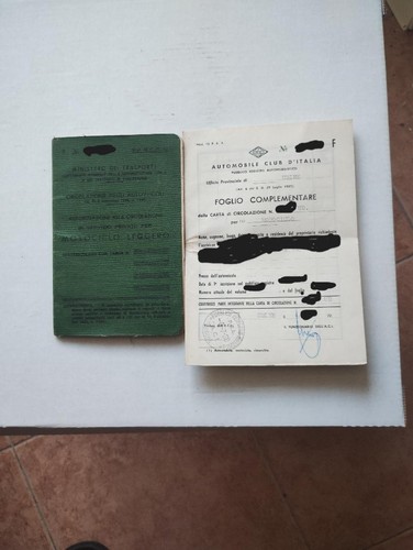 Garelli libretto e foglio - garelli,