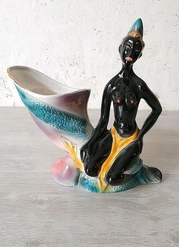 Statuina donna portafiori - statuina,