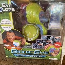 NUOVO! Eye Clops Bionic Eye Video Microscopio Spina in TV 100-400x Jakks Pacific
