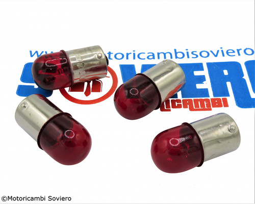 Set lampadine rossa 12v - 12v, 5w