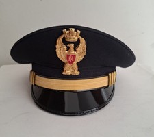 Corpo Guardie di Pubblica Sicurezza Berretto Capitano P.S. Polizia del 1980