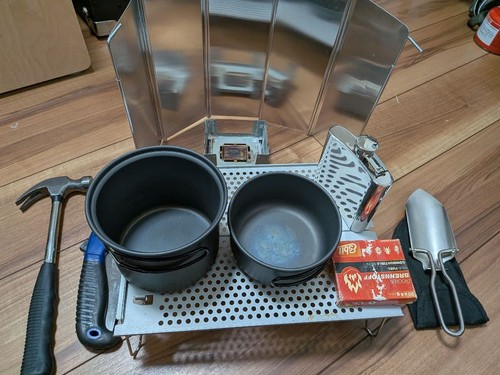 Set attrezzatura campeggio - attrezzatura,