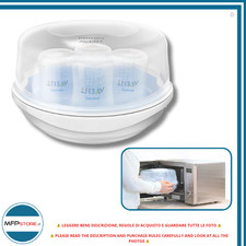 Sterilizzatore a vapore per microonde Philips Avent SCF281/02 Rapido & Compatto