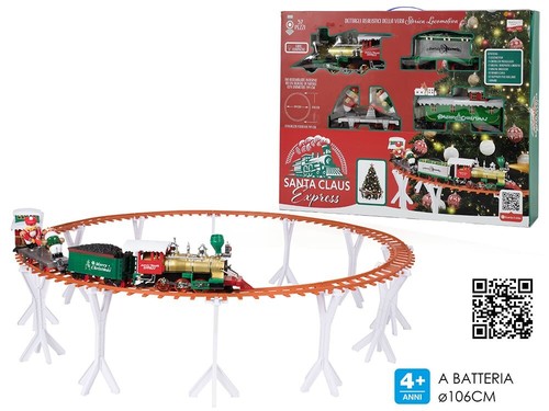 Trenino babbo natale - trenino,