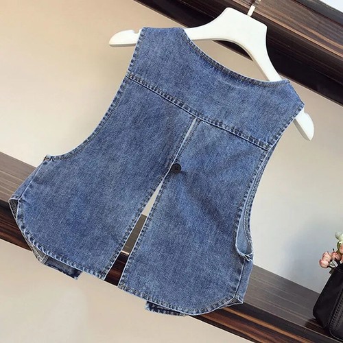 Gilet donna casual - denim,