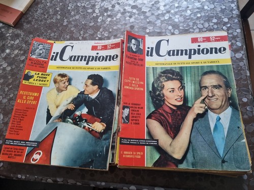 Rivista campione annata - campione,