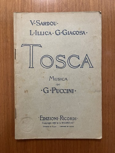 Tosca libretto sardou - -,
