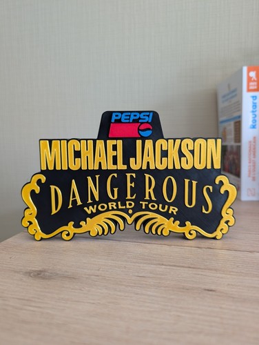 Plaque logo michael jackson - michael,