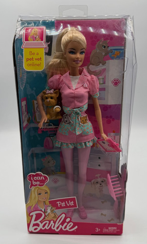 Barbie can pet vet - be, vet"