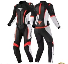 Tuta in pelle da donna moto da