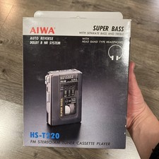 Lettore radio FM/AM a cassetta portatile AIWA HS-T220 | Testato in scatola! Funzionante