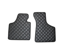 2 Black Eco-Leather Non-slip