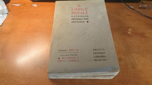 Codice penale vol primo - il, vol.