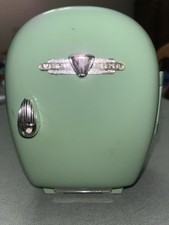 Mini frigo giocattolo vintage Beetland Lil con alcuni accessori 5" verde come nuovo 1987 Corea