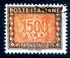 SEGNATASSE   - Lire 1500 USATO