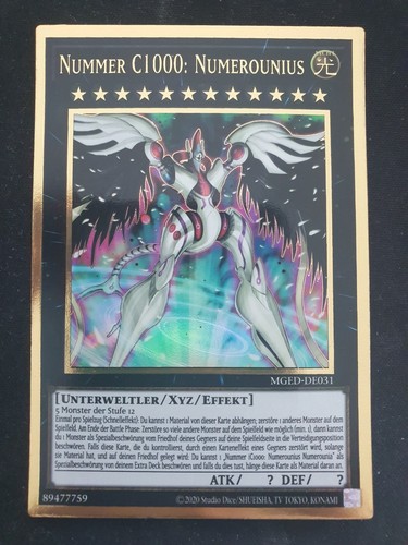 Mged de031 numero - yu-gi-oh!,