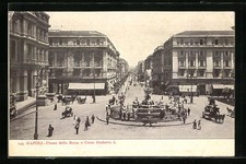 Cartolina Napoli, Piazza della