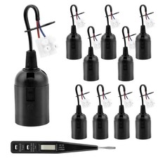 10 Pezzi Portalampada E27 Portalampade Porta Lampade E27 Porta Lampada E27 con