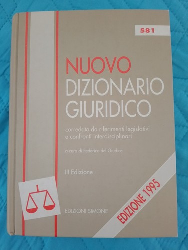 Nuovo dizionario giuridico iii - nuovo,
