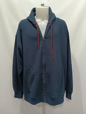 Felpa Maxfort Blu con Zip e