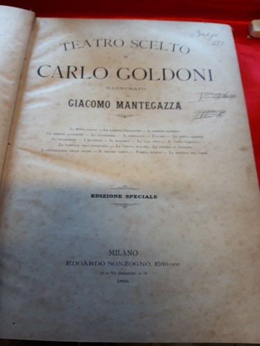 Libro teatro scelto di - libro,