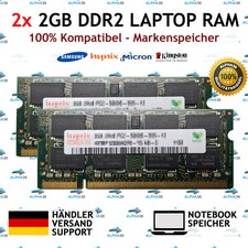 4 GB (2x 2 GB) Laptop RAM DDR2